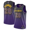 Dres Los Angeles Lakers Rui Hachimura Nike 2024-25 City Edition Ljubičasta Swingman